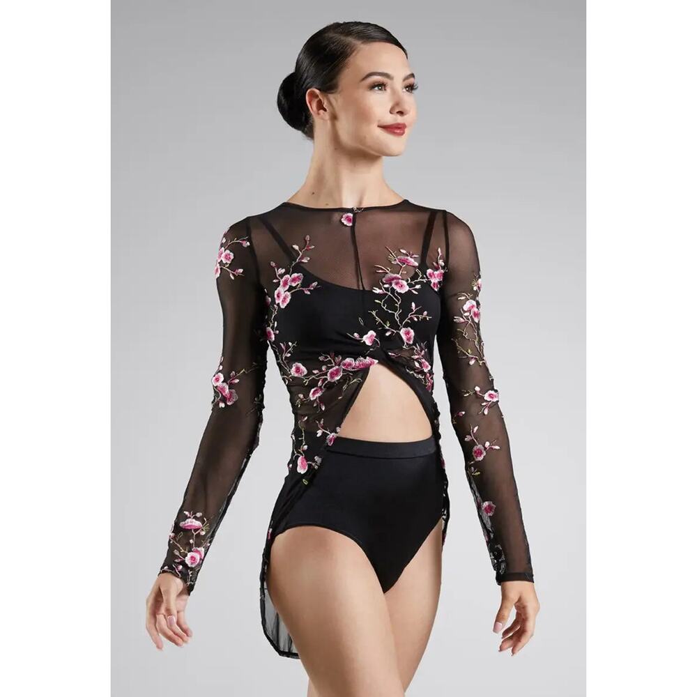 Dance Costume MA Pink Weissman NV11560 Contemporary Jazz Lyrical Floral 3 pc
